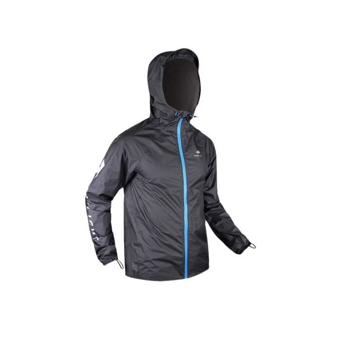 veste imperméable de trail raidlight mp + - dark grey - m