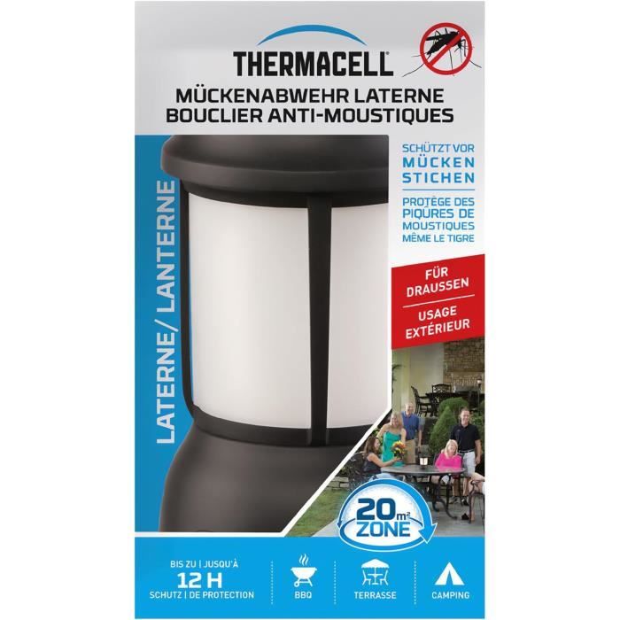 Thermacell EL-55 Répulsif Anti-moustiques Avec Lumière LED - Zone Protégée 29 M² - Rechargeable, Sans Recharge Incluse - 10