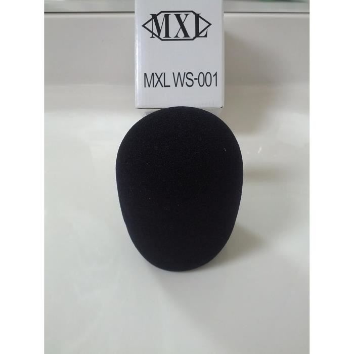 Bonnette Anti-vent Pour Micro - Diamètre 20 Mm, Couleur Noire, Toile, Générique, Neuve