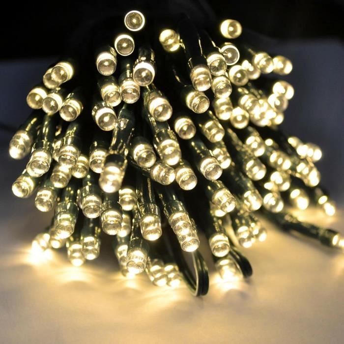 Ztoone Guirlande Lumineuse à énergie Solaire LED En Fil De Cuivre