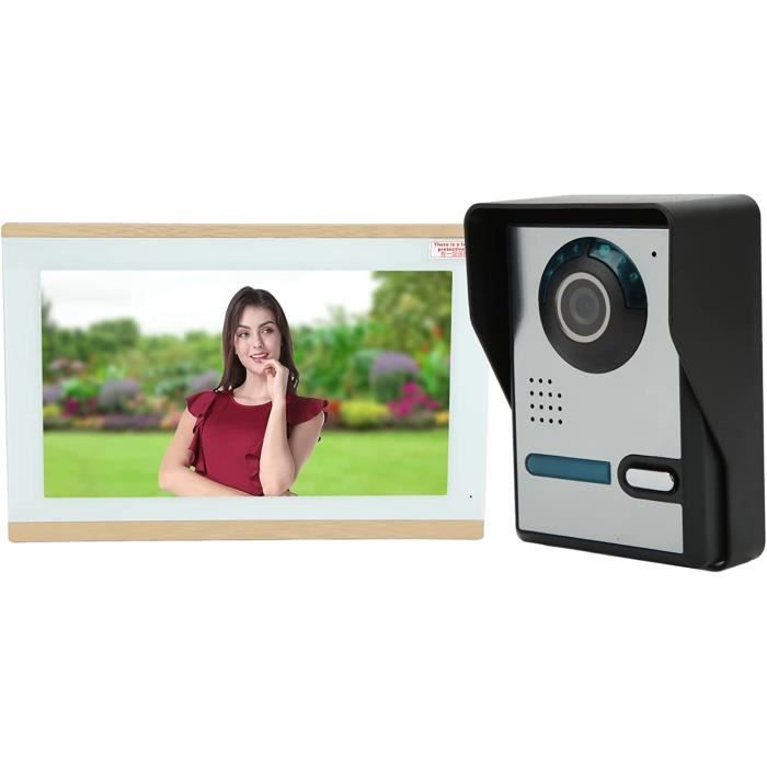 Kit interphone video pour Maison individuelle, Sonnette video HD 10 ...
