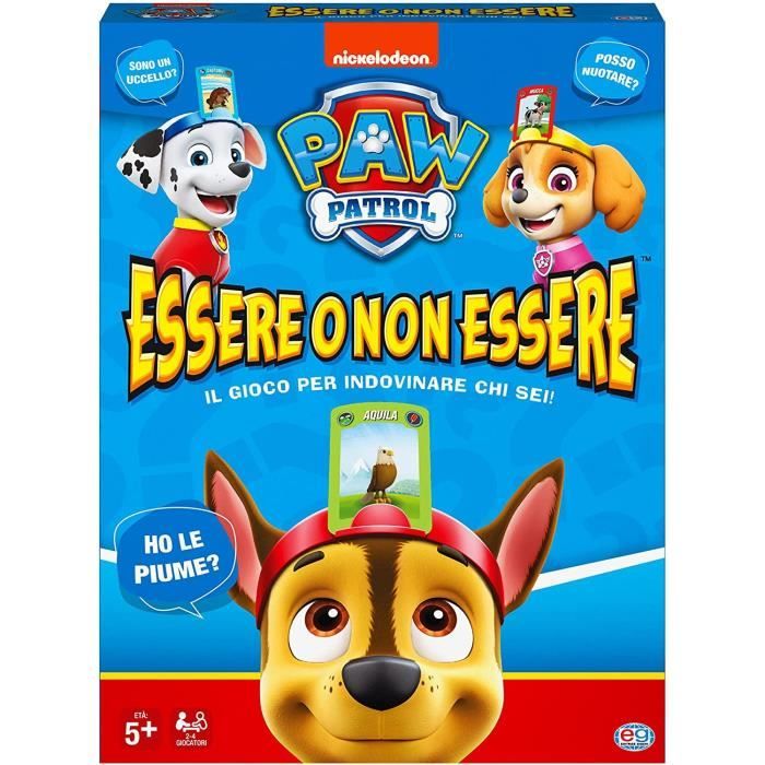 Jeu de société - SPIN MASTER - To Be or Not To Be Paw Patrol - Questions-réponses - 30 min - 2 joueurs ou plus