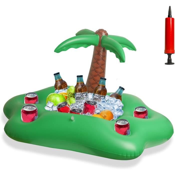 Porte Gobelet Gonflable Piscinesupport Gonflable De Boisson Avec 8