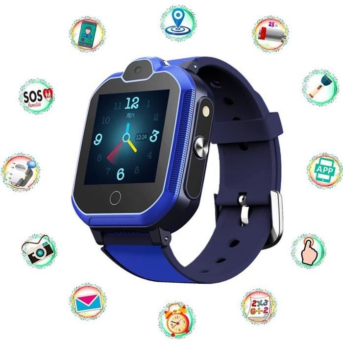 KUUS. W2 4G - Montre Connectée Enfant Fille et Garçon- Traceur GPS Enfant  Montre 4g