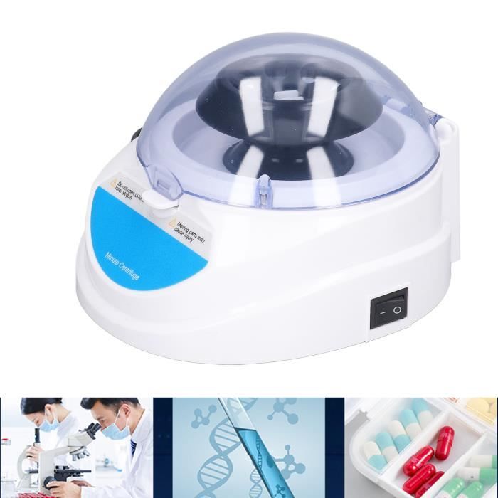 Petite Centrifugeuse Électrique De Table 4000 Tr/min - Centrifugeuse Laboratoire 6x20ml Avec Minuteur, 220V EU