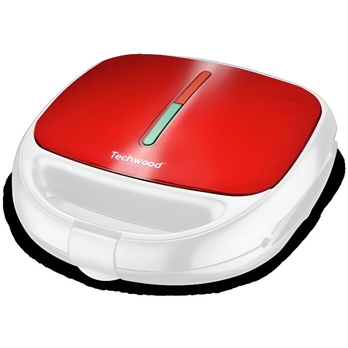 Techwood Appareil à Croque Monsieur Gaufre Grill Rouge TGCI-815