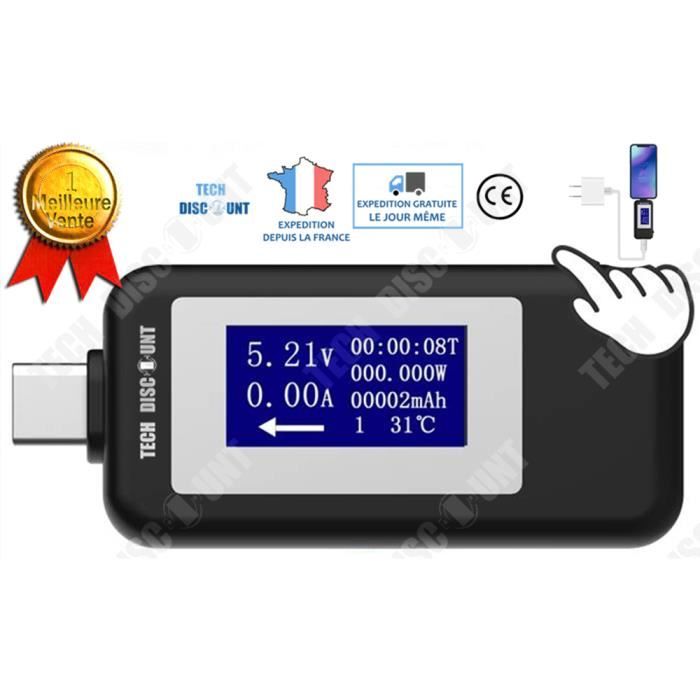 Bleu Haute Qualité 3.5V-7.0V Voltmètre Ampèremètre USB Mobile Puissance Capacité Testeur Alimentation Capacité Détection 