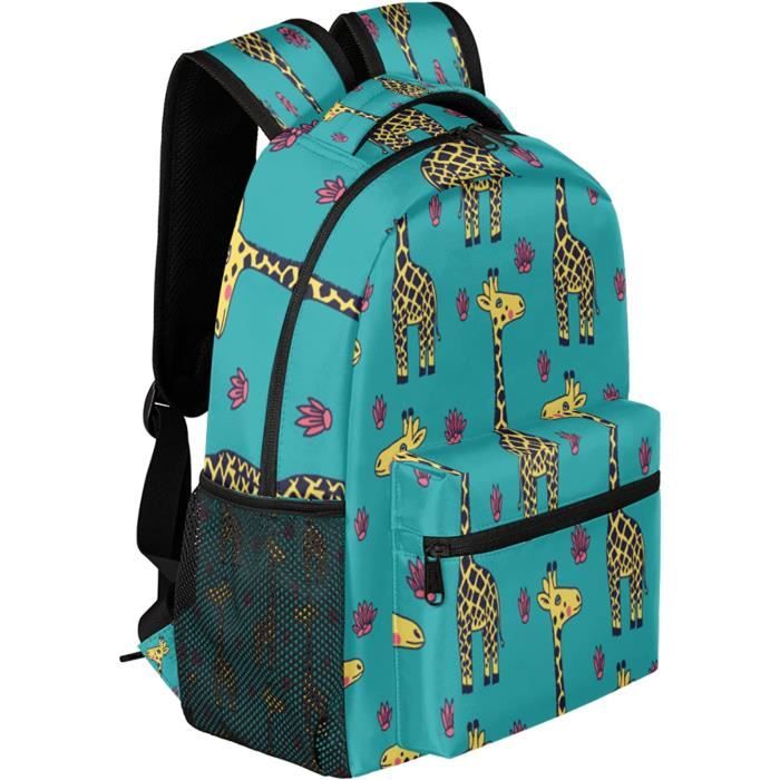 Sac à Dos Léger Avec Cordon De Serrage - Motif Loup, Polyester Imperméable, Pour Sport Et Voyage
