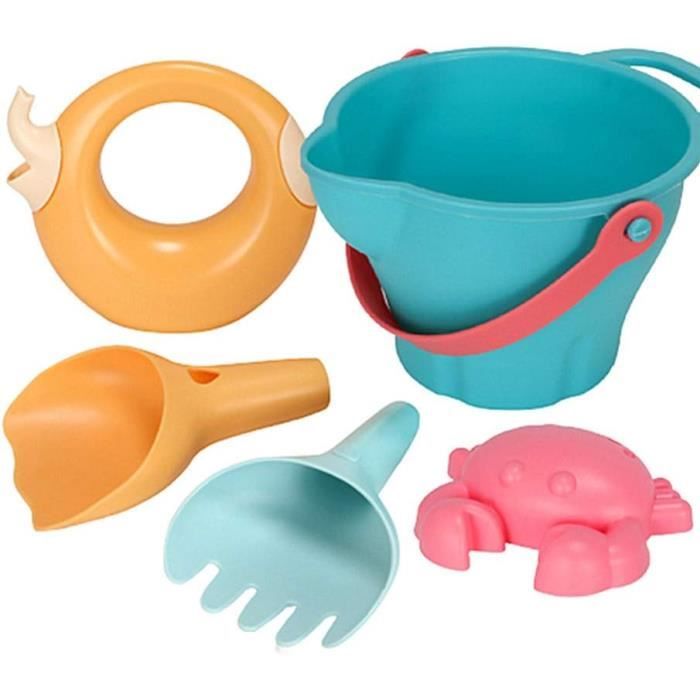 BRAMBLE 13 Jouets de Plage & de Sable avec Sac de Rangement - Bac à Sable & Jouets de Bain pour Garçons & Filles - Solide & Coloré