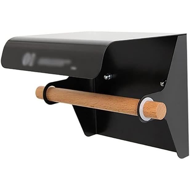 Decor Walther MIKADO Porte-rouleaux De Papier Toilette Noir Mat