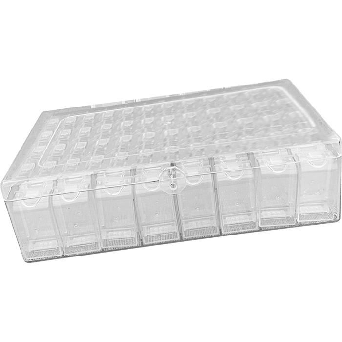 ENSEMBLE DE PERLES de verre facettes transparentes pour bracelet
