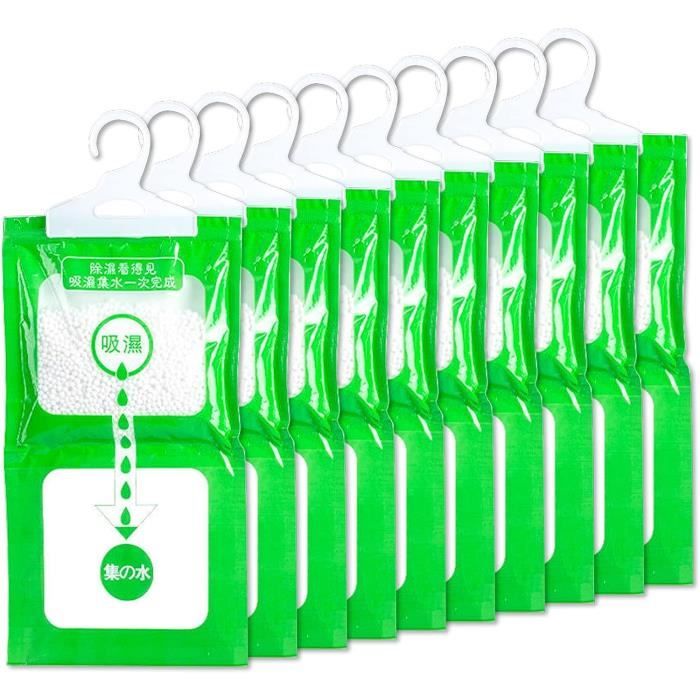 16 Pièces Sacs Déshumidificateurs Absorbeurs D'Humidité - Sachets Anti-Humidité Suspendus Pour Armoire, Cuisine, Chambre Et Salle De Bain