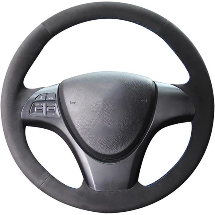 Housse De Volant En Daim Synthétique Noir Pour Ford - Kuga 2008-2011, Focus 2, C-Max, Transit