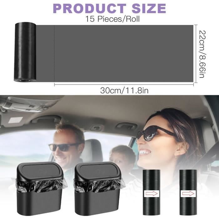 Cand Sacs Poubelle De 1,6 Gallon, 9 Rouleaux/180 Pièces