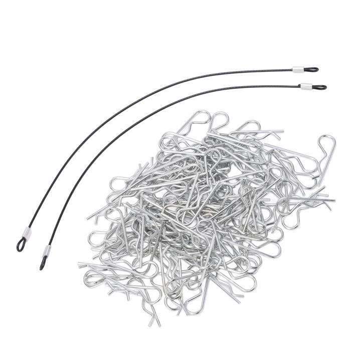 Fafeicy Clips de fixation de carrosserie de voiture RC Clip de retenue