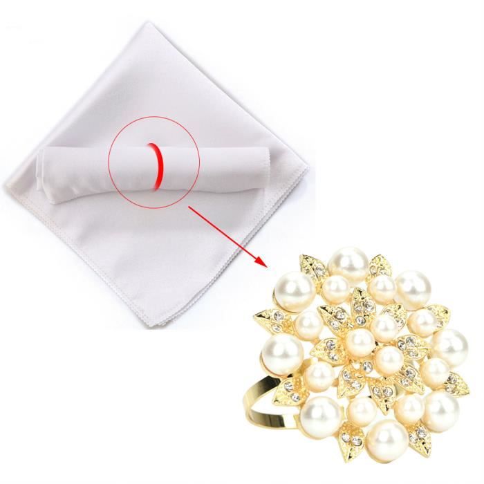 Decoration Table Noel Rond De Serviette Porte Serviette De Table Dvianna – Anneaux De Serviette En Forme De Cerf, 6 Pièces, Porte-serviettes De Noël, Boucle Pour Les Dîners De Vacances, Les Fêtes