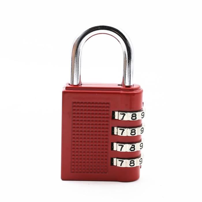 Lot De 2 Cadenas à Combinaison 3 Chiffres QAJOPFN - Pour Casier, Salle De Sport, école - Alliage Zinc Résistant