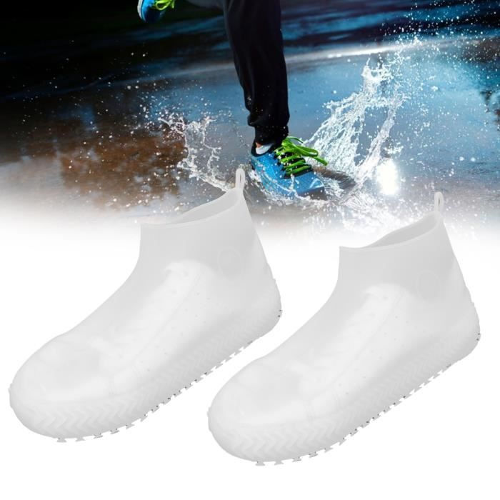 Couvre-chaussures en silicone Couvre-chaussures de pluie Protecteurs de  chaussures imperméables en silicone antidérapant LE647