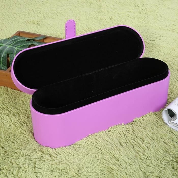 Rui DA®Sèchecheveux Boîte de rangement en cuir PU pour Dyson Supersoni