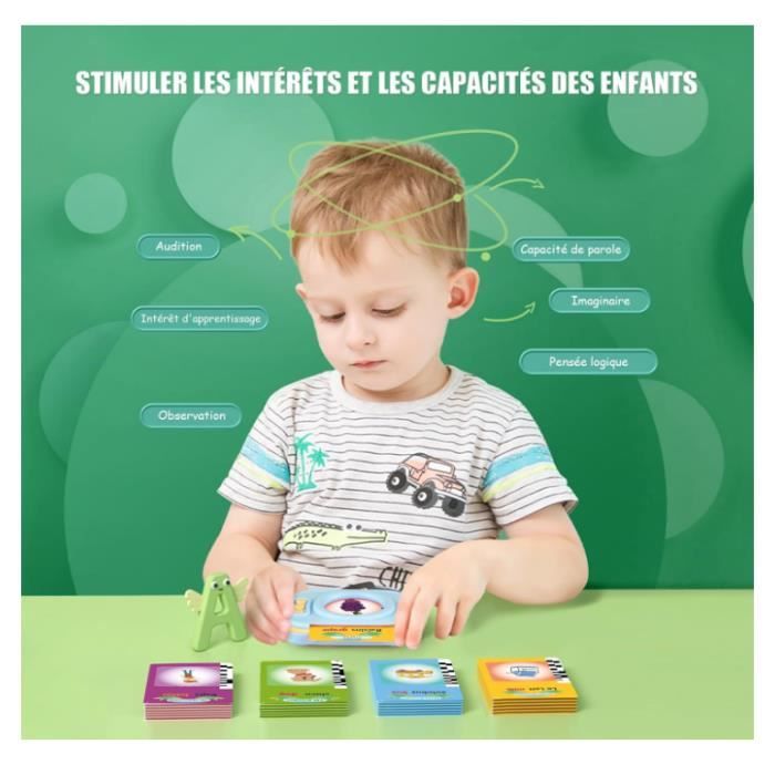 Cartes Flash Parlantes Éducatives pour Enfants 112 Feuilles 224 Mots Cartes Flash Parlantes Éducatives pour Enfants 112 Feuilles 224 Mots