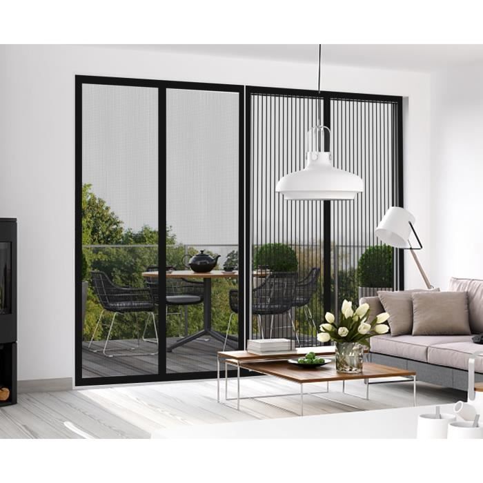Moustiquaire Porte Fenetre Magnetique 120 200cm Rideau Anti Insecte moustiquaire-porte-fenetre-magnetique-120-200cm-rideau-anti-insecte