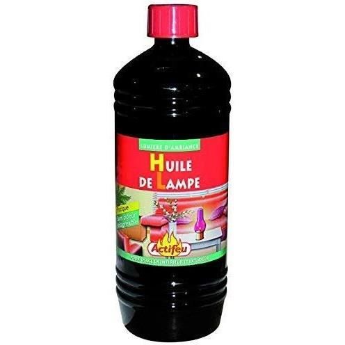 Lampe à Huile En Verre Smoké Candle (12 X 31.5 Cm