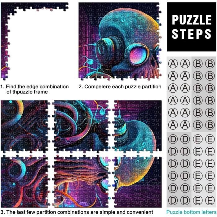 Puzzle Pour Adultes Escargot 1000 Pièces Puzzle Convient Aux Adultes Et