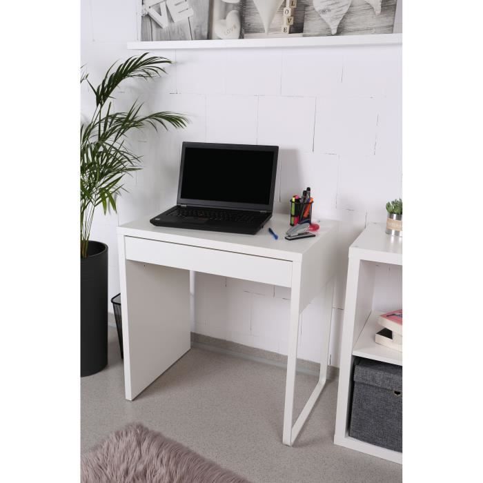 Bureau Blanc IKEA MICKE 142 x 50 cm Bureau Blanc IKEA MICKE 142 x 50 cm
