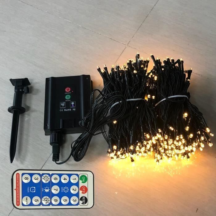 Guirlande Lumineuse Filet 1.5x1.5m – 96 LED Glaçons, 8 Modes, étanche IP44, Pour Noël, Jardin, Intérieur/extérieur