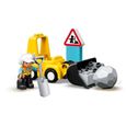 LEGO® 10930 DUPLO Le Bulldozer, Engins De Chantier Jouet Pour Enfant de 2 Ans Et Plus, Jeu Motricité Fine Pour Garçons Et Filles-2