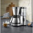 Machine à café filtre WMF Lono Aroma - 8 tasses - Café moulu - Noir, Argent-2