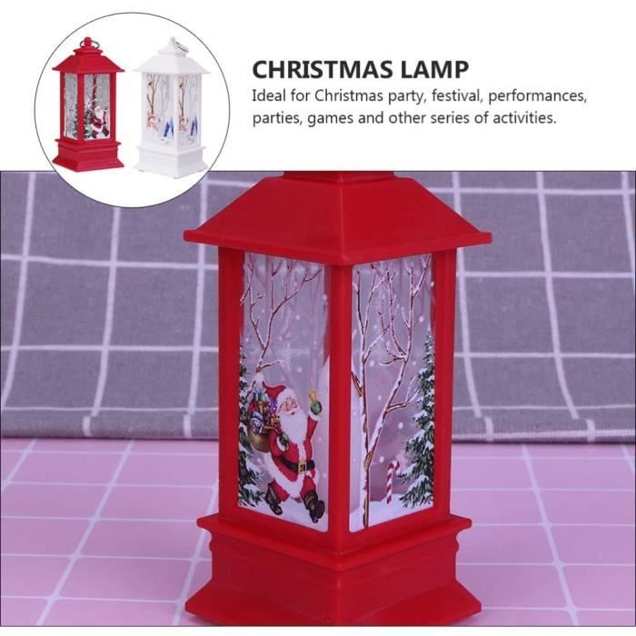 3 pièces de Table de Noël Lanternes, Extérieur Lanterne à Bougie avec LED  Batterie Légère Alimenté Bonhomme de neige - Cdiscount Maison