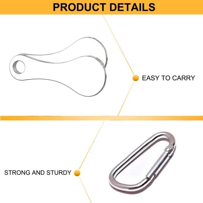 Lot De 6 Jeton Caddie, Jeton Caddie Porte Clef En Métal Avec Pièce