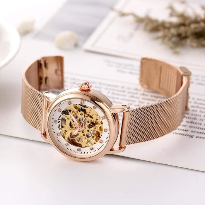 Montre 2025 squelette femme