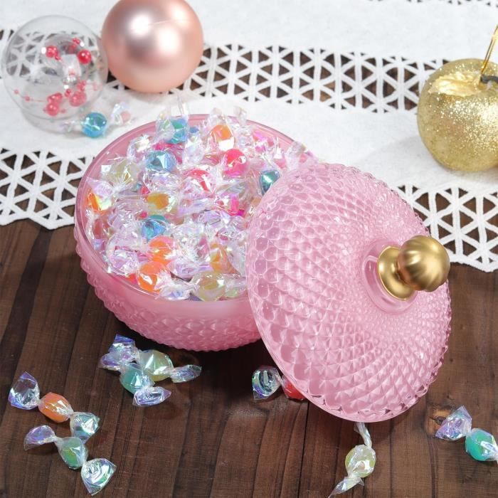 Bol Mélangeur Pampered Chef 1 Qt Avec Couvercle Rose (Modèle 2429) - Neuf Rare