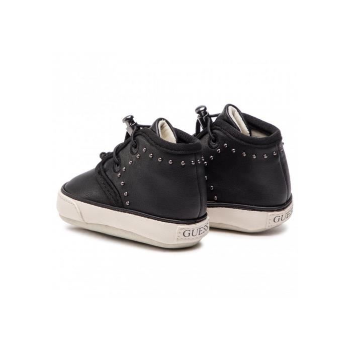 Guess Baskets B b Neal Noir Taille 16 Ans Noir Cdiscount