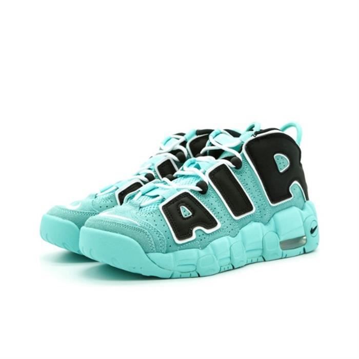 nike uptempo bleu