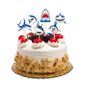 18 Pcs Requin Conception Gateau Toppers Unique Delicat Dessin Anime Creative Picks Pour Fete D Anniversaire Stickers De Vitrine Achat Vente Figurine Decor Gateau Cdiscount
