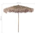 Parasol en bambou avec toit en feuille de bananier 210 cm - ZJCHAO - DX15999 - Haute qualité - Manuel - Pliant-3