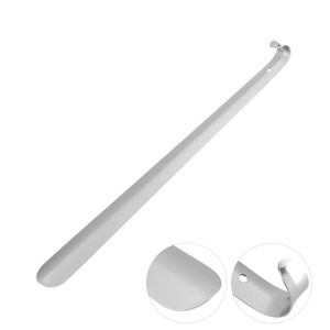 2 Chausse-Pieds Métal Longs 42 Et 16cm - Pour Personnes Âgées, Enceintes Ou Handicapées - Acier Inoxydable