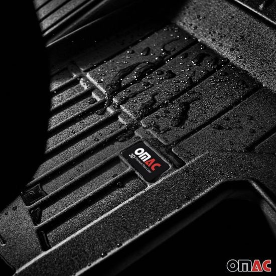 Tapis de sol en TPE adapté pour Peugeot e-208 Hayon (01.2020-.) - tapis  de voiture - noir
