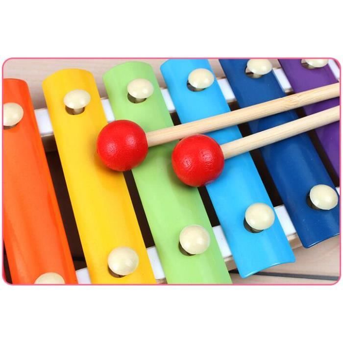 Jouet xylophone pour enfants - Dessin Animé 8 Notes Xylophone Jouet Musical  avec Maillets en Bois - Jouets d'instruments de mu[1339] - Cdiscount Jeux -  Jouets