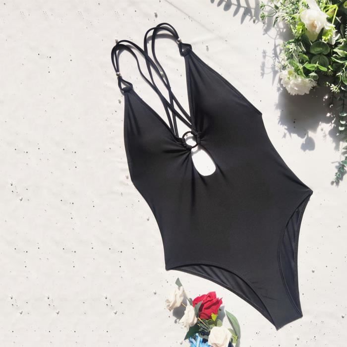 Haut De Bikini Dos Nu Strass Bling-Bling - Soutien-Gorge Bandeau Grande Taille Réglable, Été Chic Et Scintillant