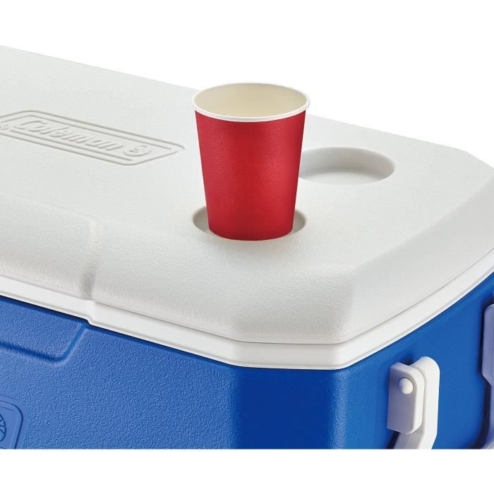 Cofan Glacière Rigide Portable 24 Litres Bleue - Glacière Polypropylène Pour Camping Et Pique-Nique