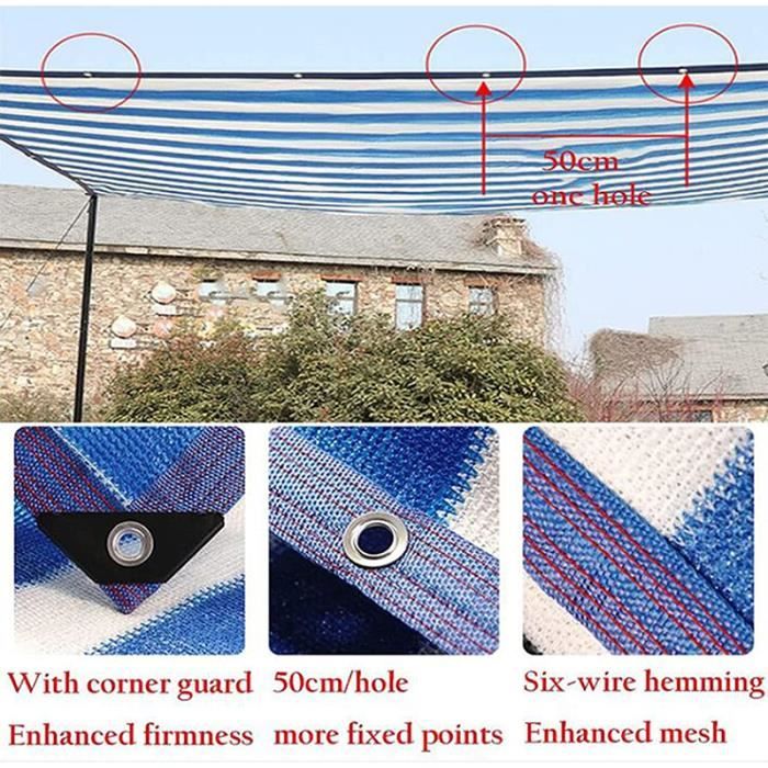 Beige Tissu d'ombrage, tissu de protection solaire pour la maison