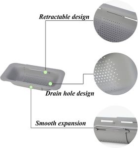 VOSAREA 6Pcs Bassins Légumes Couche Double Couche Panier Panier Bassins