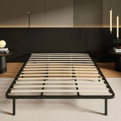 TUNCCO Sommier 140x200cm, Hauteur de 29 cm , Sommier à Lattes pour Adulte, 2x14 Lattes ,9 Pieds Inclus - Maison TUNCCO Sommier 140x200cm, Hauteur de 29 cm , Sommier à Lattes pour Adulte, 2x14 Lattes ,9 Pieds Inclus - Maison