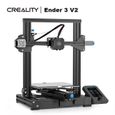 Imprimante 3D Creality Ender 3 V2 (Ender 3 Pro amélioré) avec carte mère silencieuse 32 bits et impression de CV 220x220x250mm-0