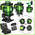 PRUMYA Niveau laser 4D/16 lignes, niveleur automatique 3°, batterie rechargeable USB, outil de nivellement vertical et horizontal+Base