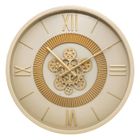 ATMOSPHERA CRÉATEUR D'INTÉRIEUR Horloge mécanique Guiliana métal beige D50cm - Atmosphera createur d'interieur